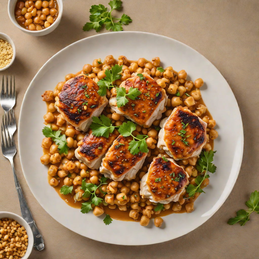 Pan-Seared Chicken Thighs with Spiced Chickpea Stew