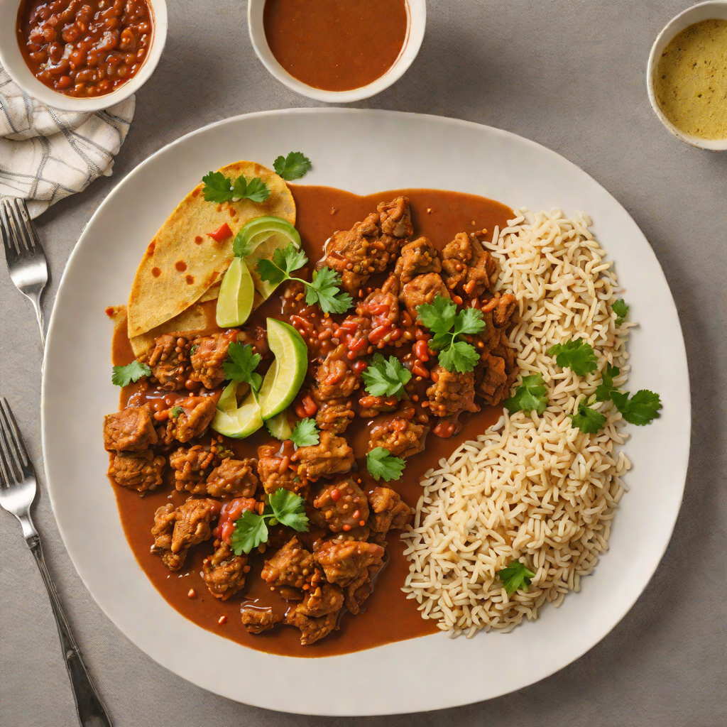 Stewed Berbere-Spiced Chicken with Injera-Inspired Flatbread