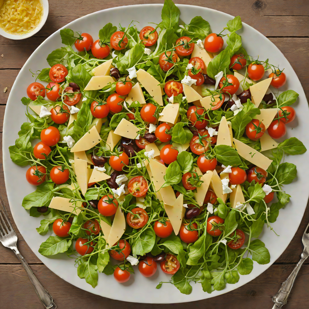 Rustic Istrian Fennel and Cherry Tomato Salad with Aged Cheese