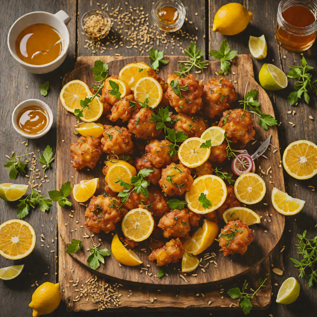 Istrian Fritule with Citrus and Honey Drizzle