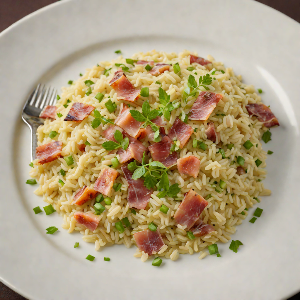 Fava Bean and Pancetta Risotto with Istrian Truffle Oil