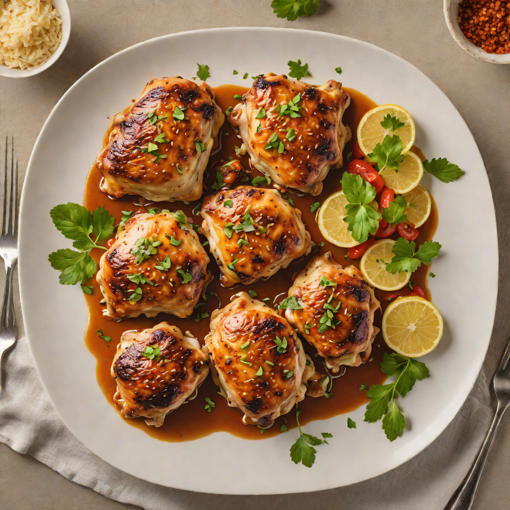 Pan-Seared Spanish Chicken Thighs with Garlic and Smoked Paprika