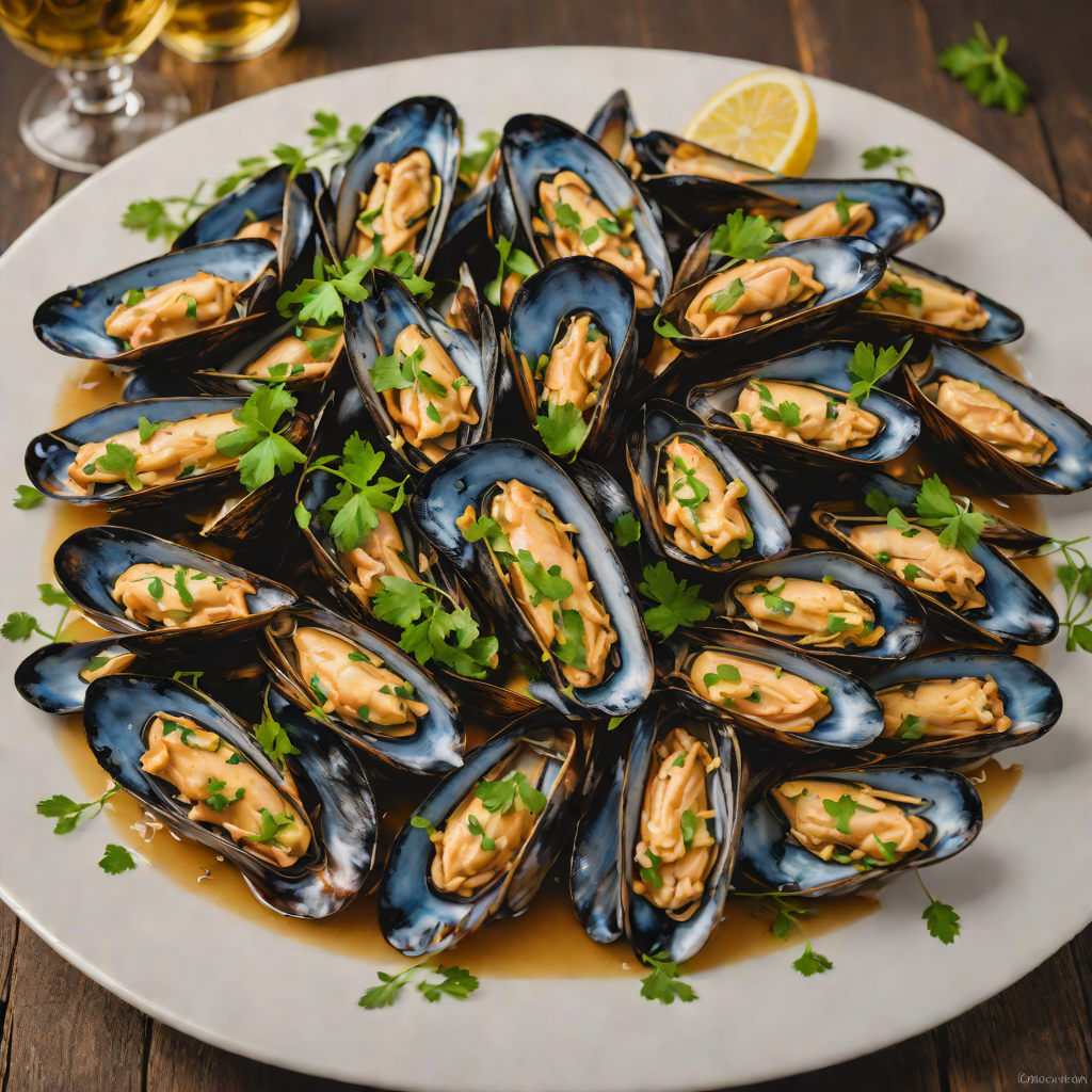 Istrian-Style Buzara Mussels with White Wine and Garlic