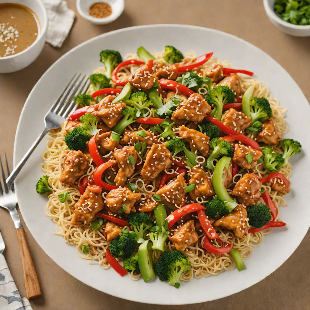 One-Minute Voice Cloning TTS-Inspired Spiced Chicken Stir Fry