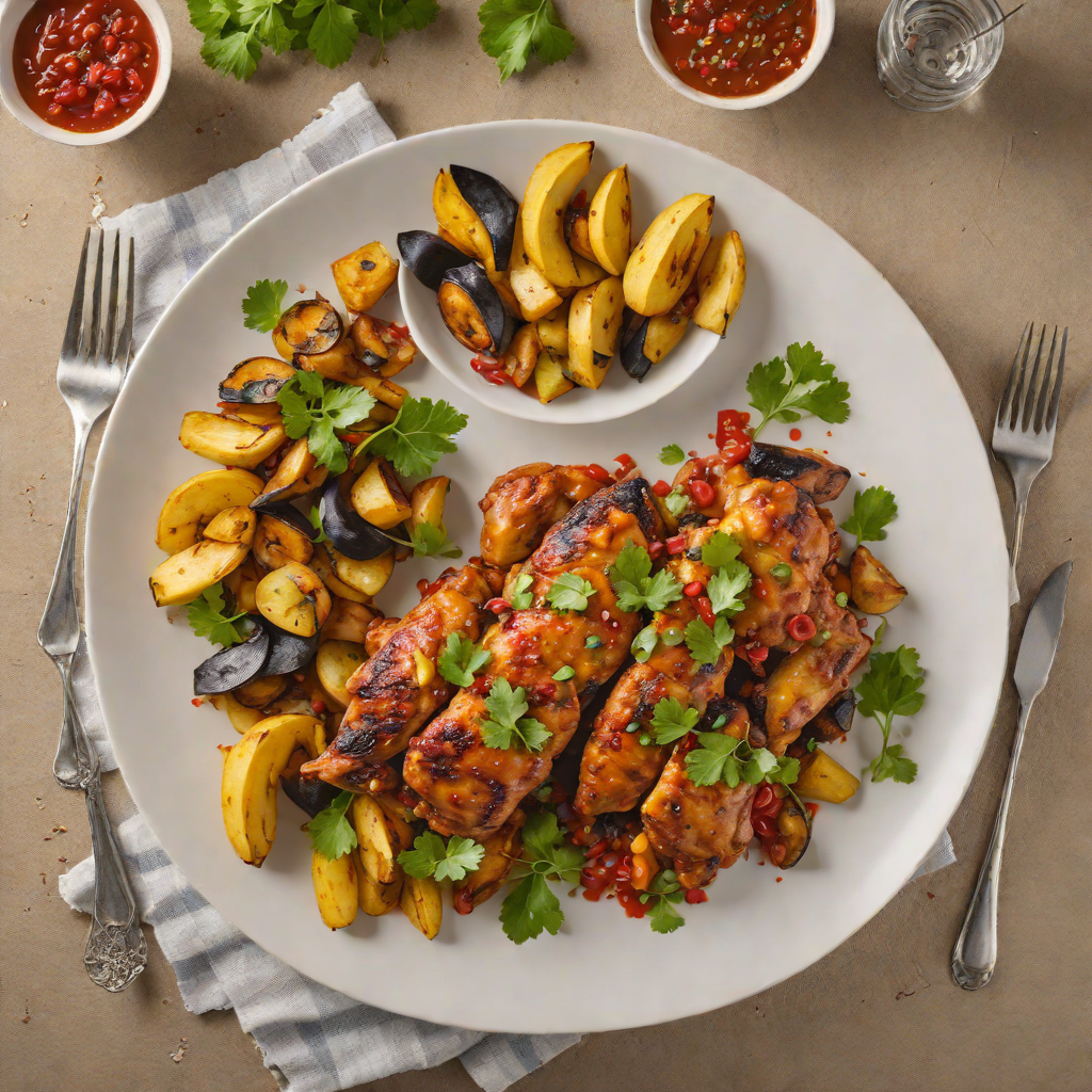 One-Pot Spicy Caribbean Chicken with Sweet Plantains