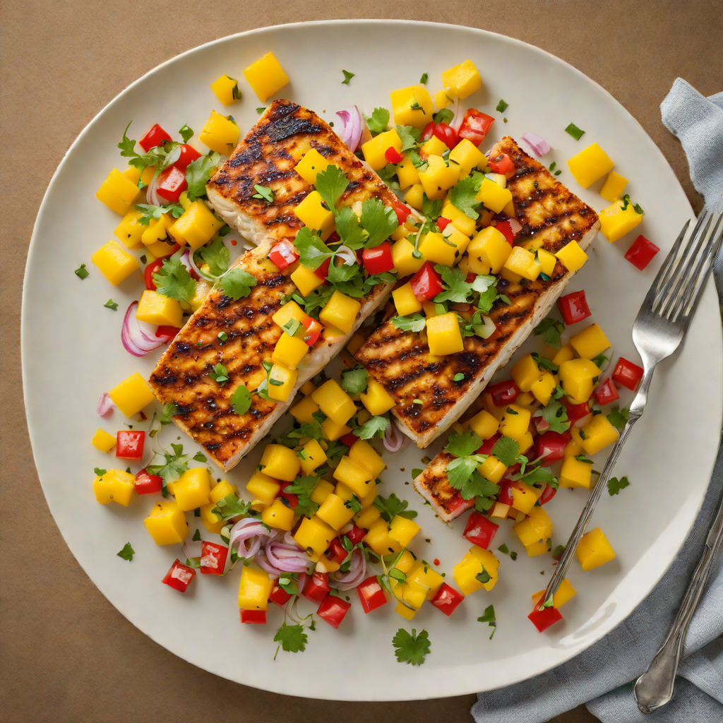 Spicy Grilled Mahi-Mahi with Mango Salsa