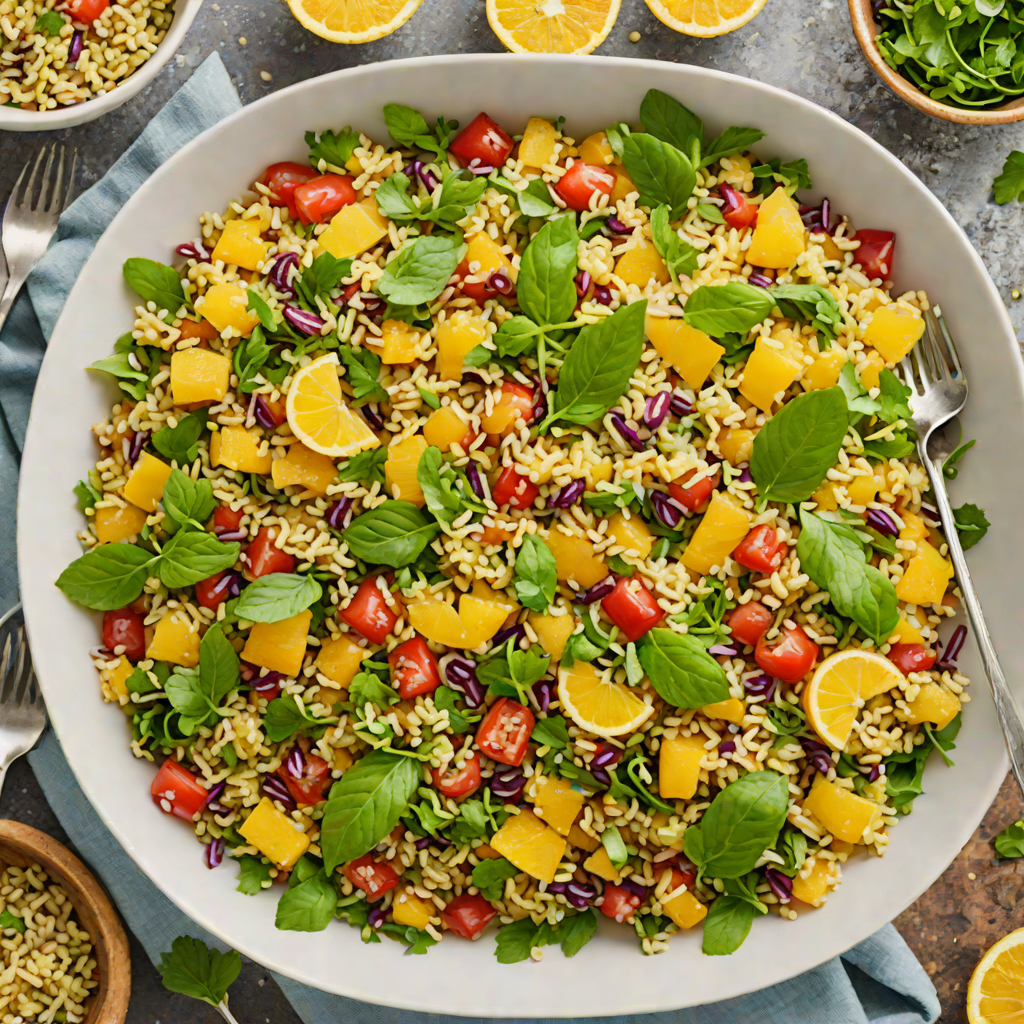 No-Sugar-Added Citrus Quinoa Salad with Mint