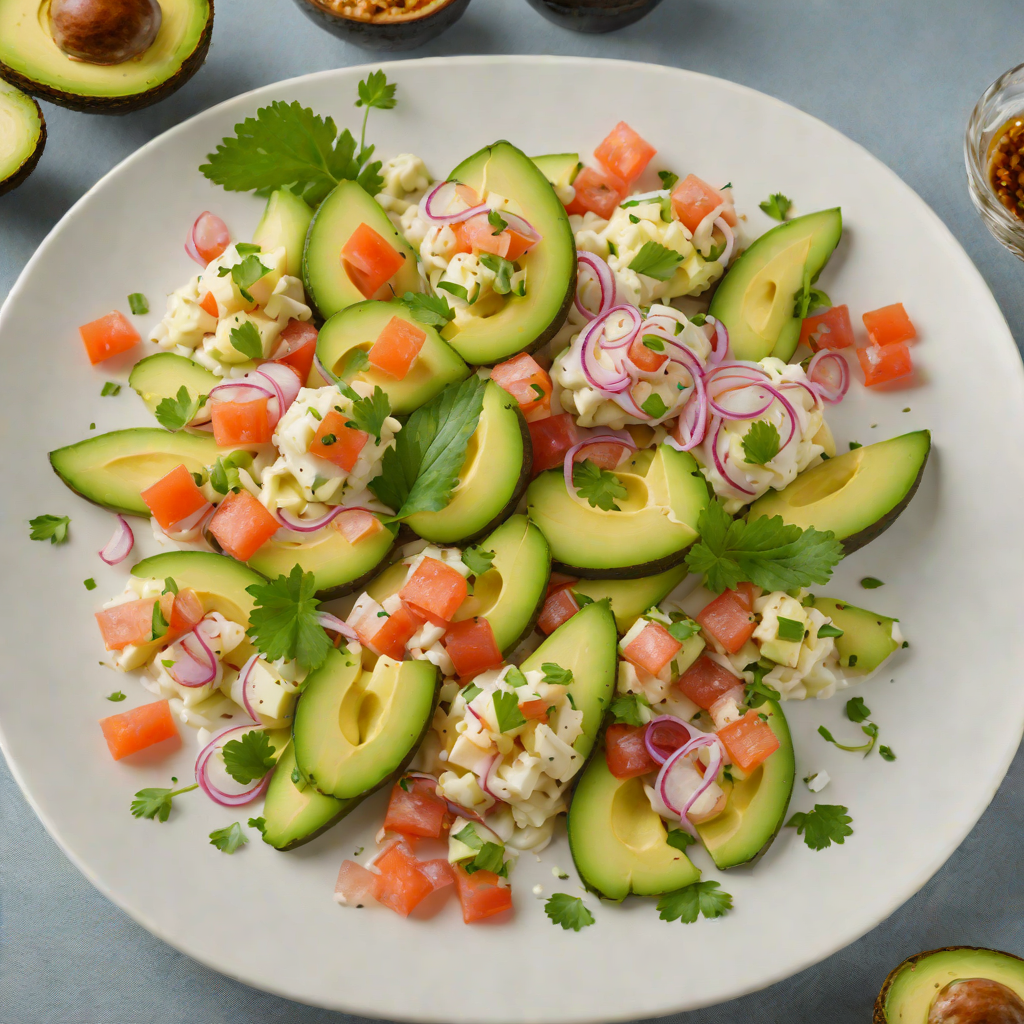 Chilled Sauvignon Blanc Ceviche with Avocado