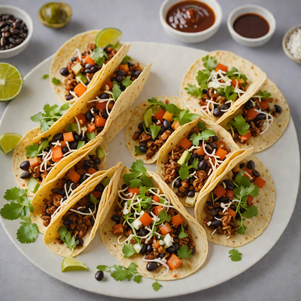 Sour Tamarind and Black Bean Tacos