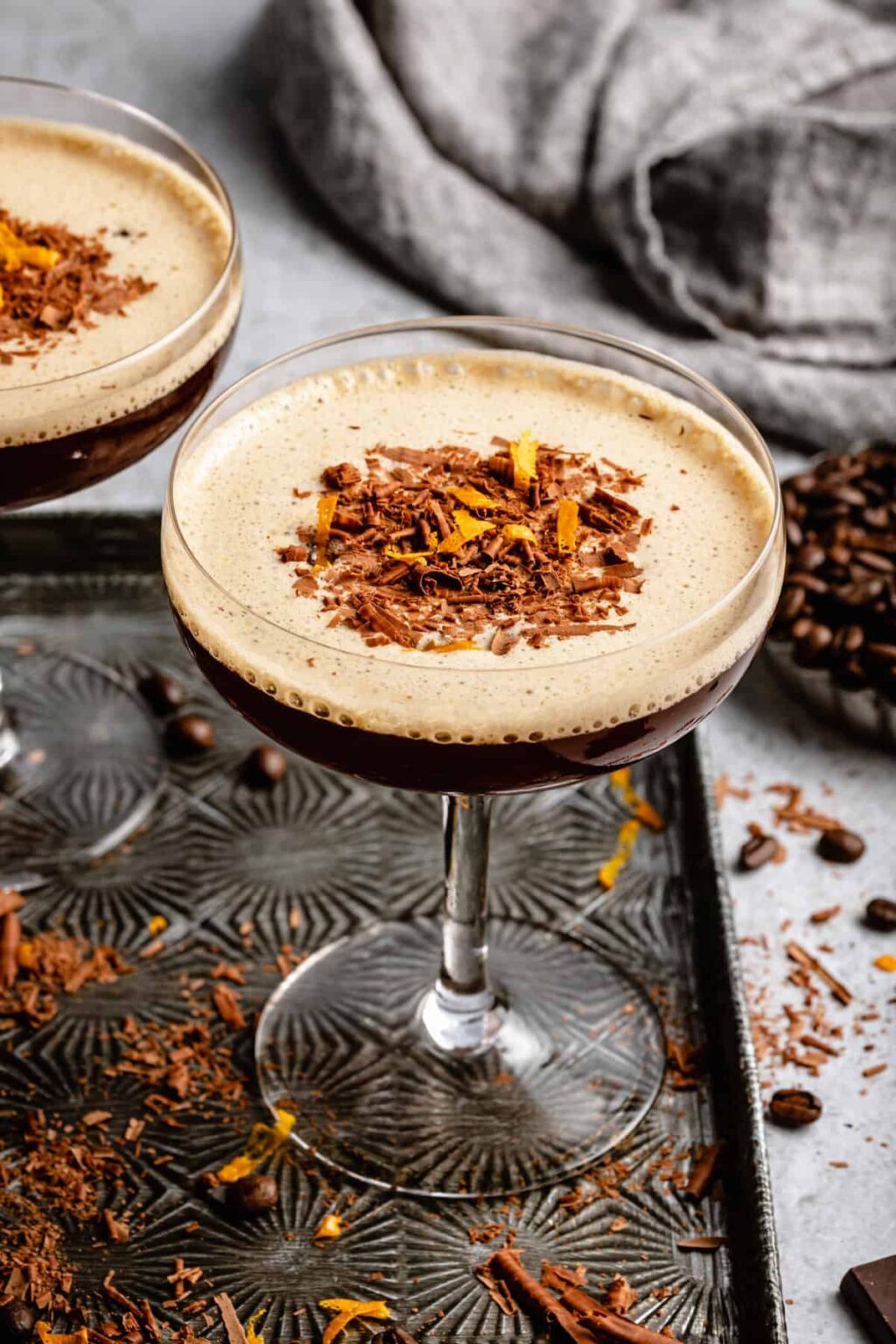 Smoky Tequila and Coffee Cocktail
