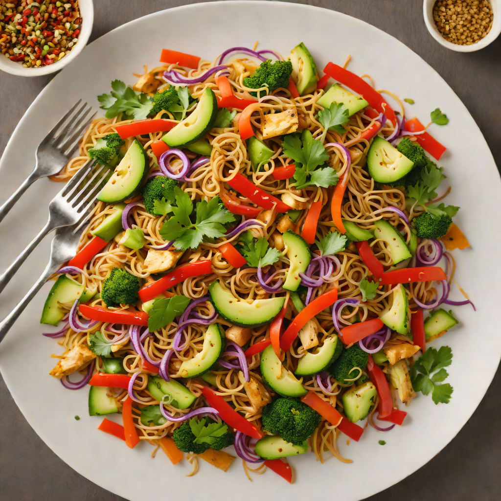 Spiced Tequila and Vegetable Stir Fry