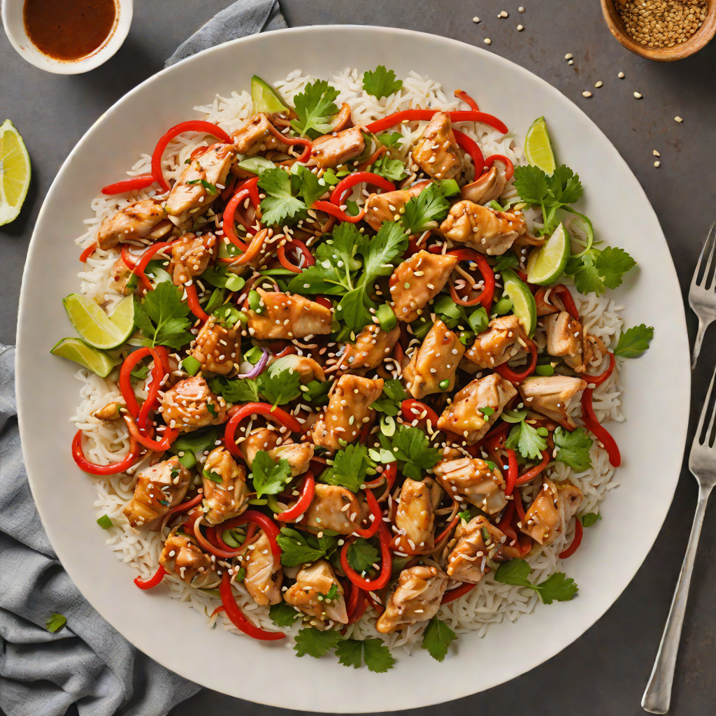Keto Chicken Stir-Fry with Sesame Ginger Sauce