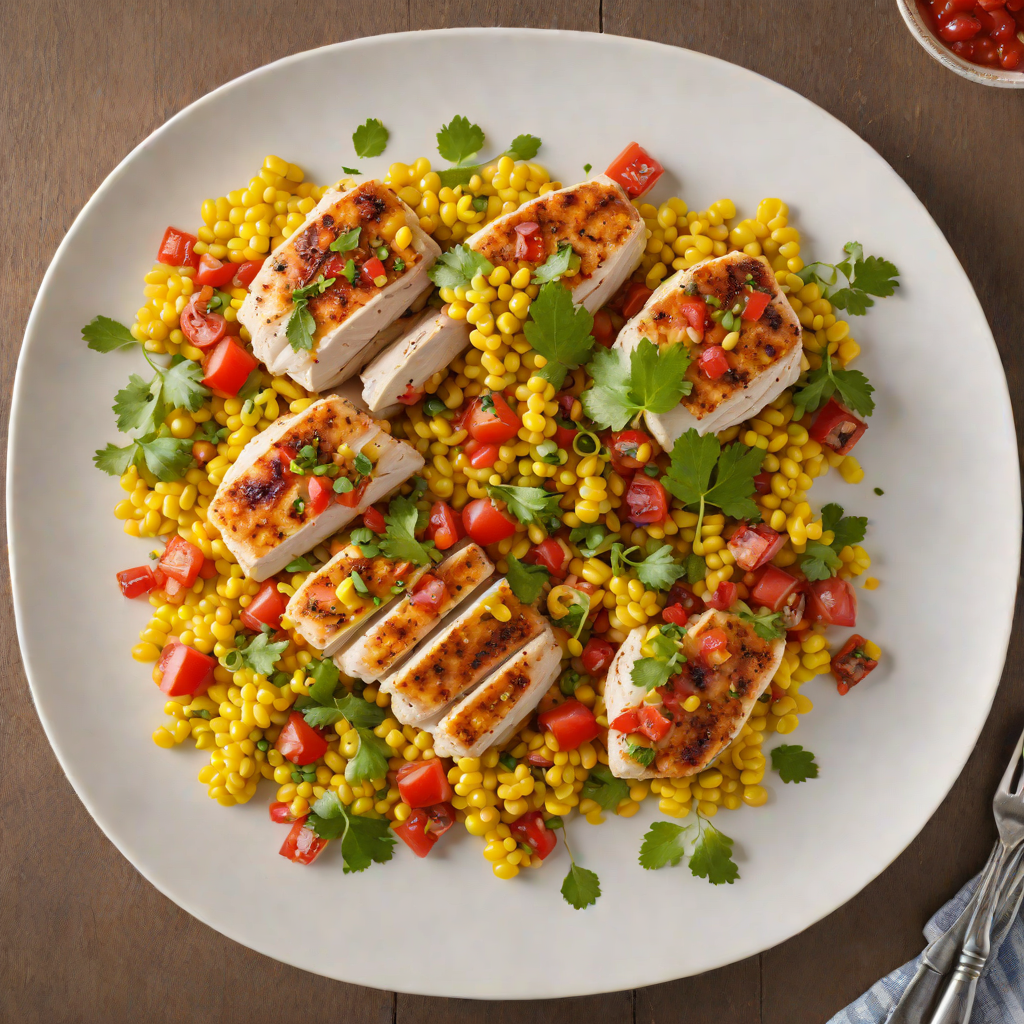 Pan-Seared Chicken with Regional Corn and Tomato Relish