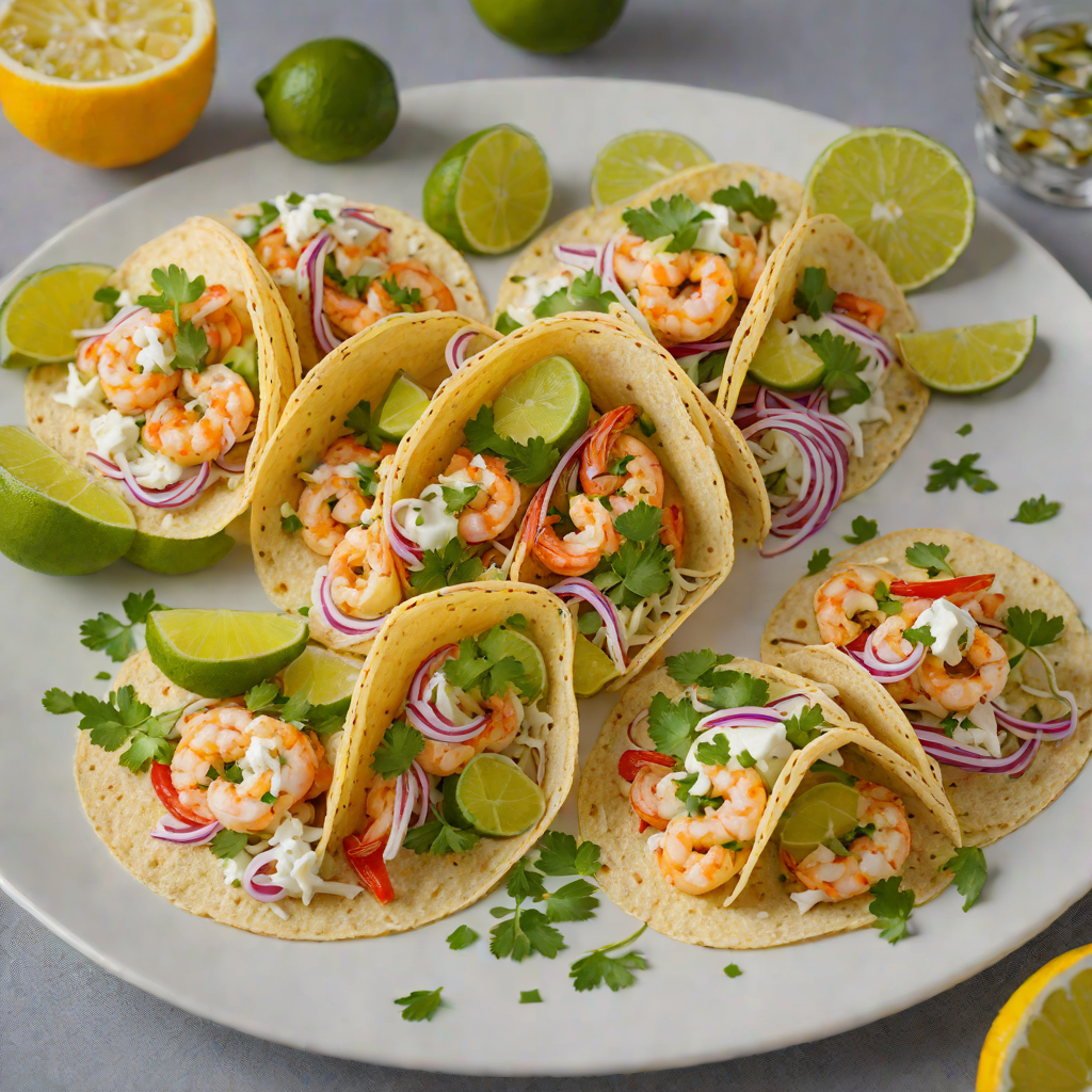 Citrus-Infused Tequila Lime Shrimp Tacos