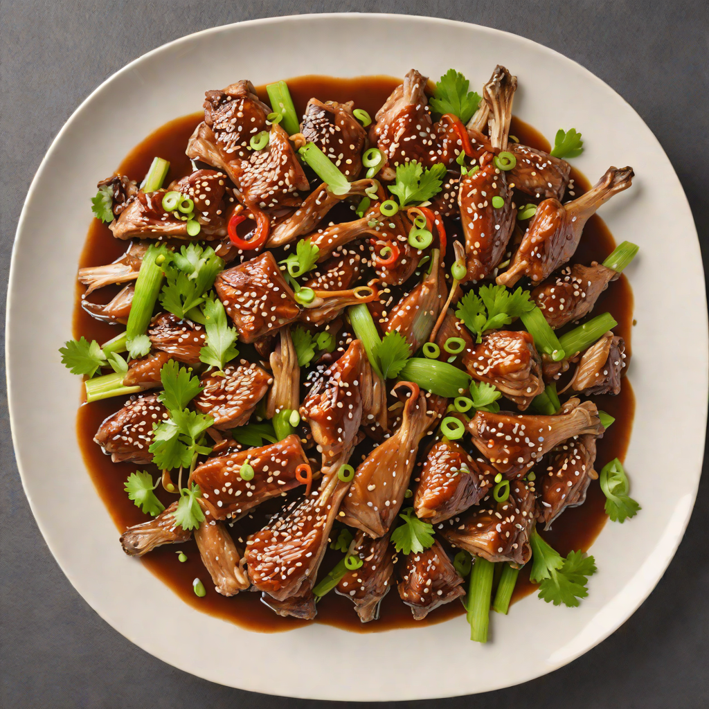Stir-Fried Beijing-Style Duck with Scallions and Hoisin
