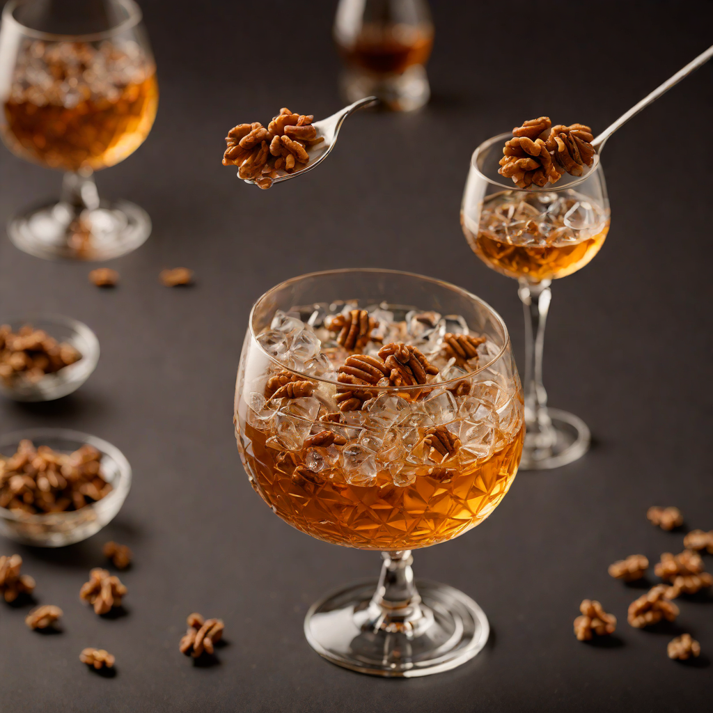 Stirred Rye and Walnut Bitters Cocktail