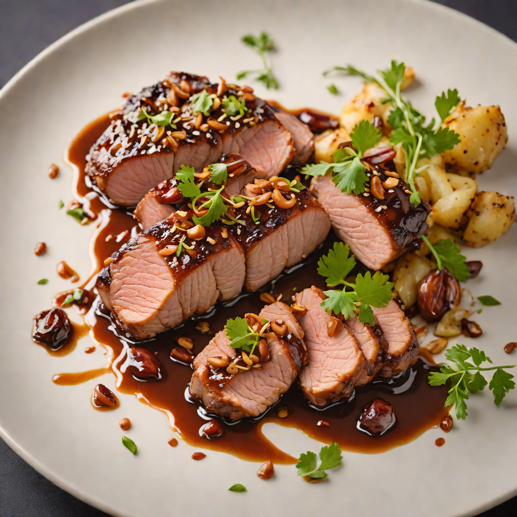 Tamarind-Glazed Pork Tenderloin with Caramelized Shallots