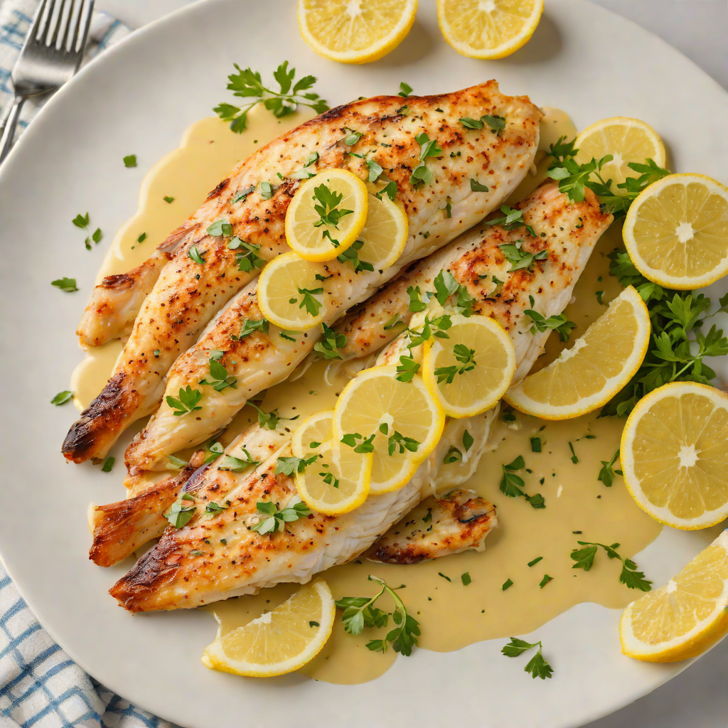 Pan-Fried Tilapia with Lemon Butter Sauce
