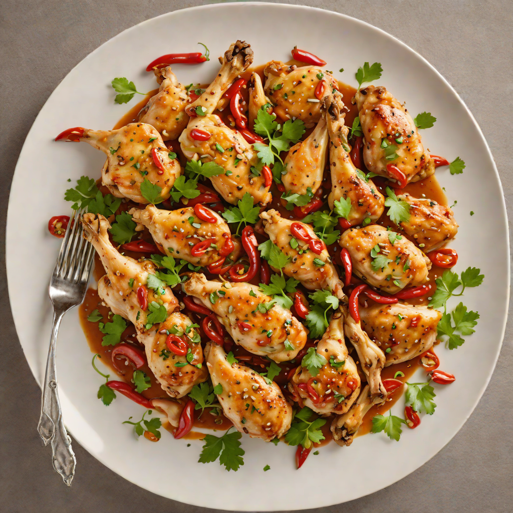 Sautéed Chicken with Garlic and Chili Sound Effects