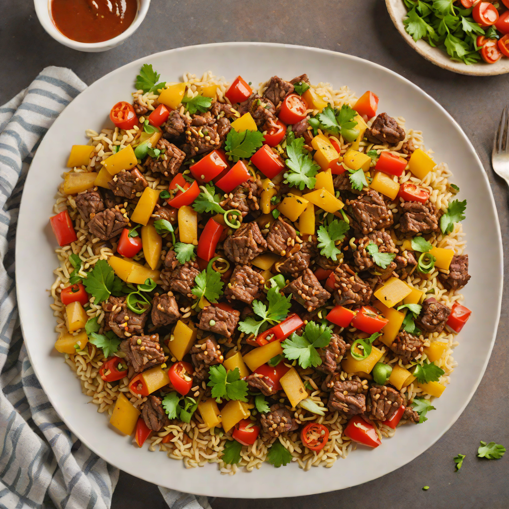 Ethiopian-Inspired Berbere-Spiced Beef Stir Fry