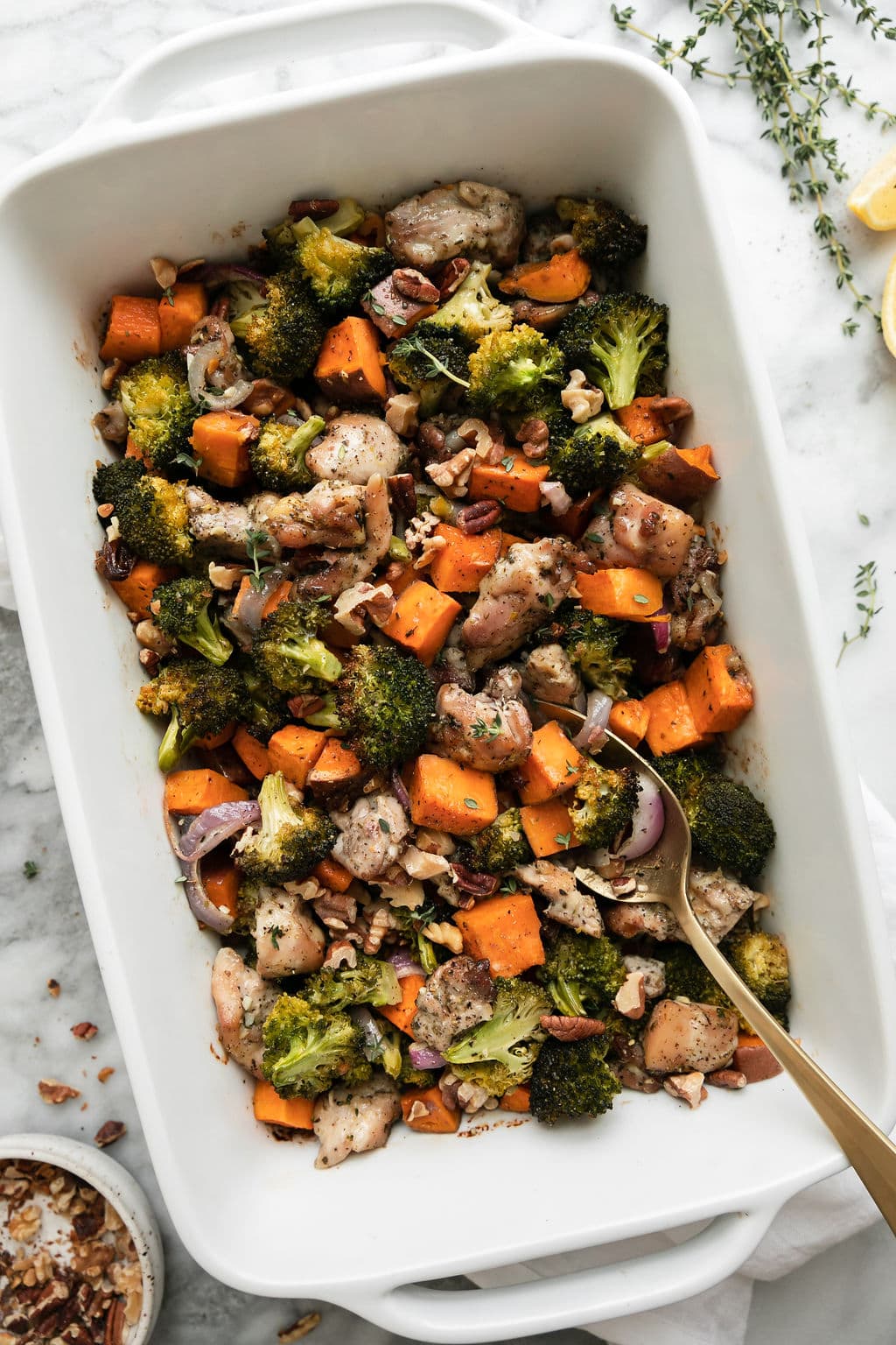 Hormone Harmony Chicken with Sweet Potato and Broccoli