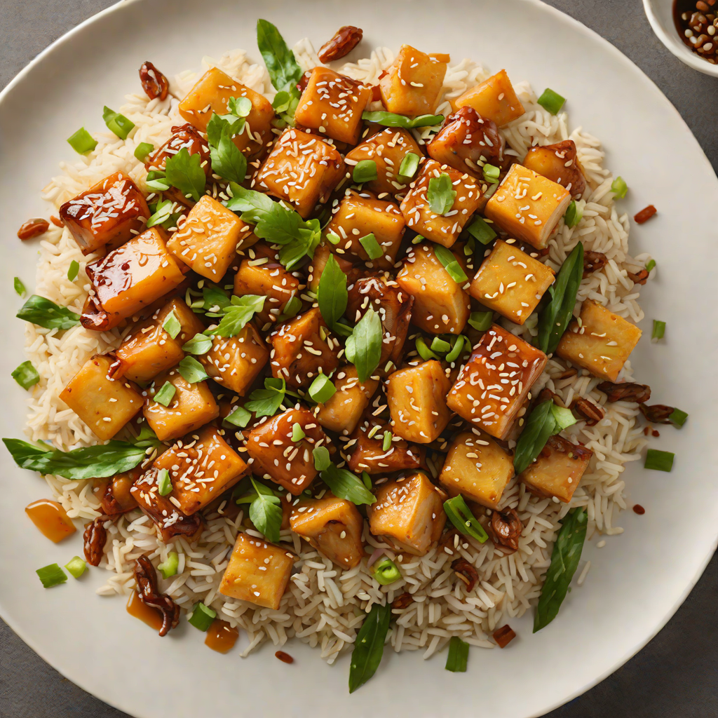 Sweet Soy-Glazed Shanghai Rice Cake Stir Fry