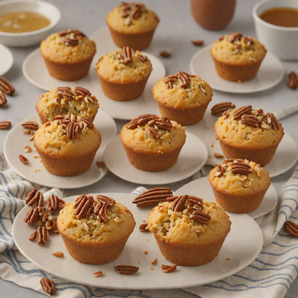 Texas-Inspired Pecan and Honey Cornbread Muffins