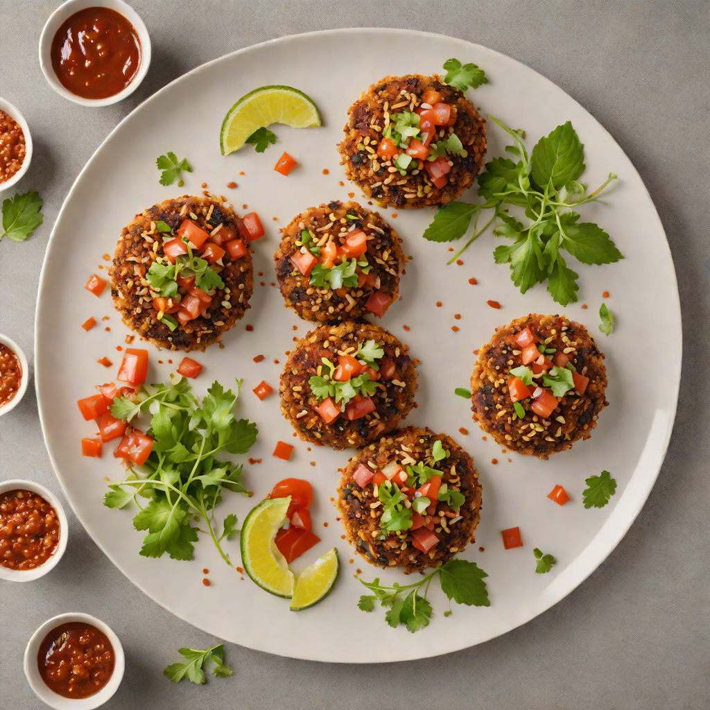 Pan-Seared Quinoa Cakes with Aymara-Spiced Salsa