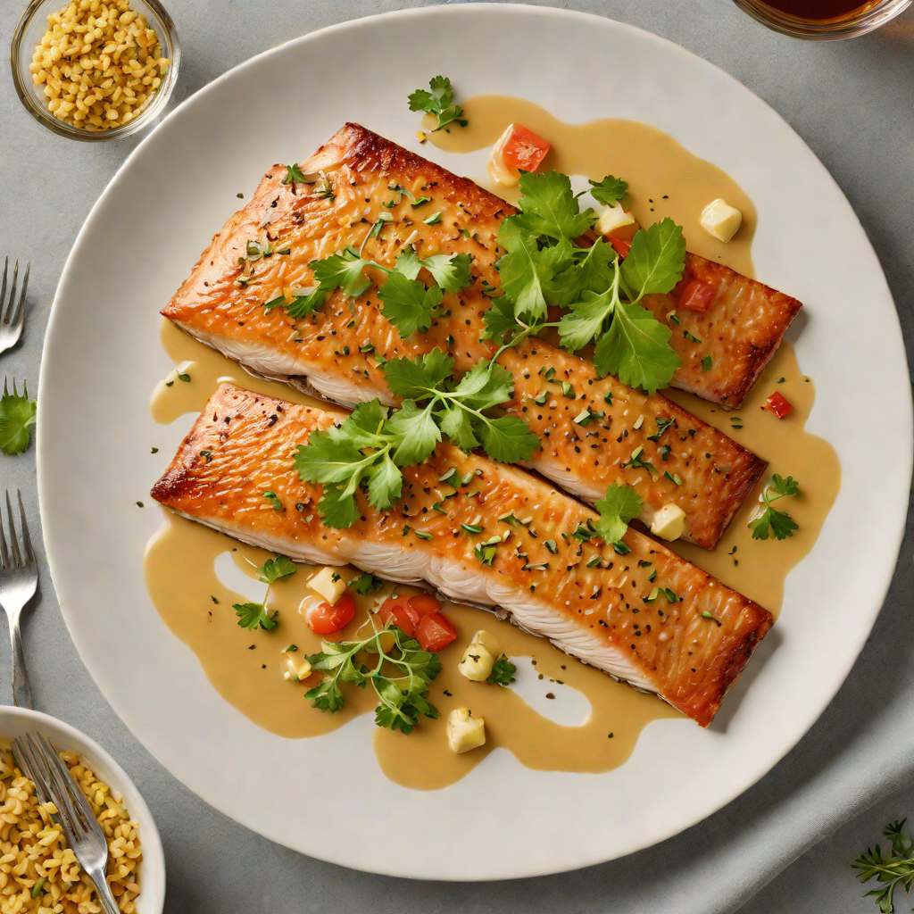 Pan-Seared Trout with Colorado Honey-Mustard Glaze