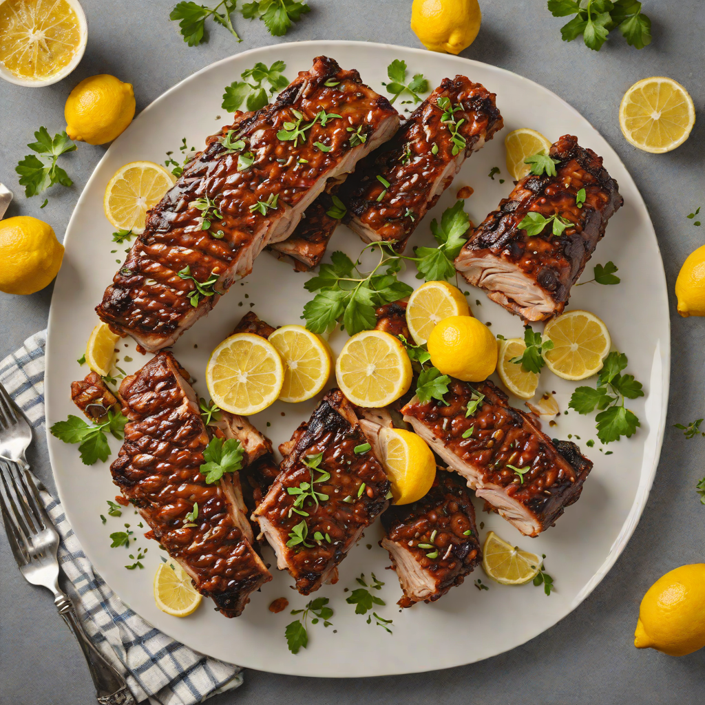 Sheet Pan Mediterranean Back Ribs with Lemon and Oregano