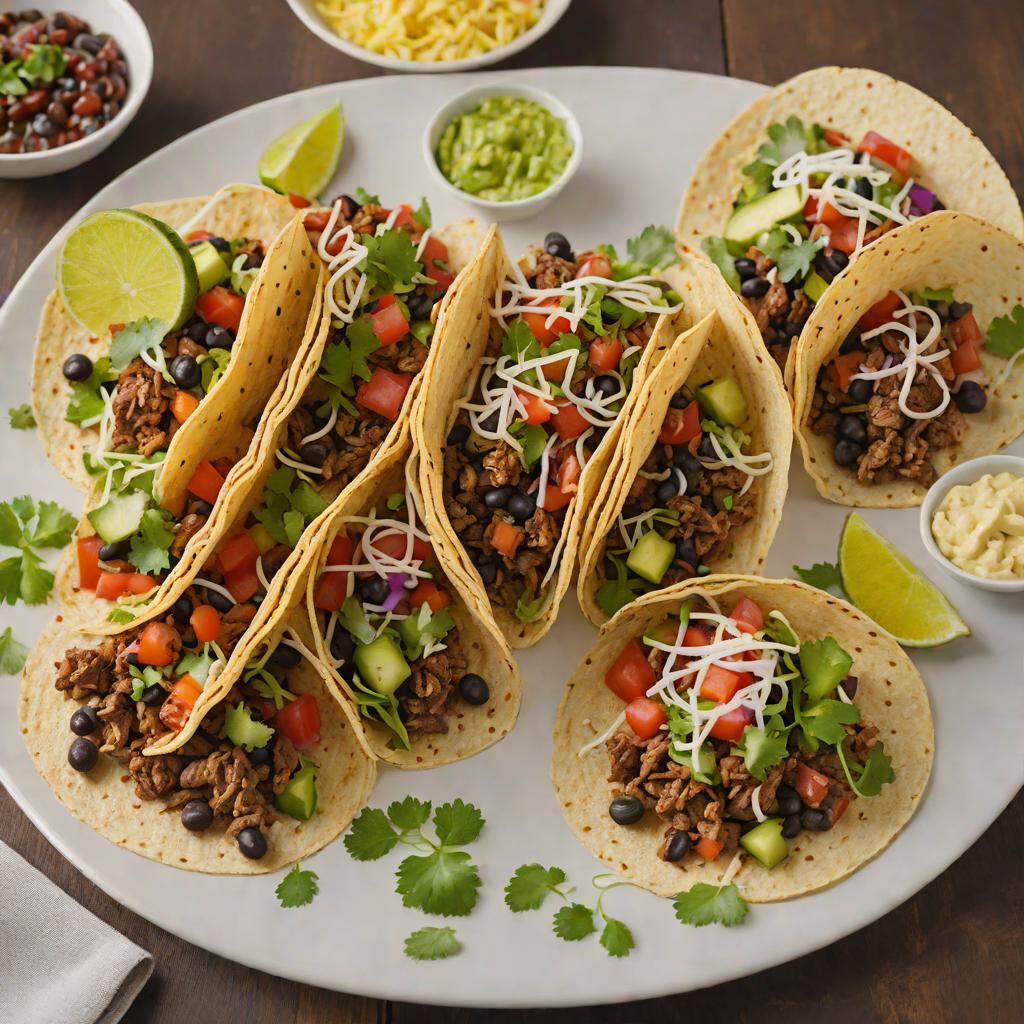 House of Dragon Spiced Beef and Black Bean Tacos