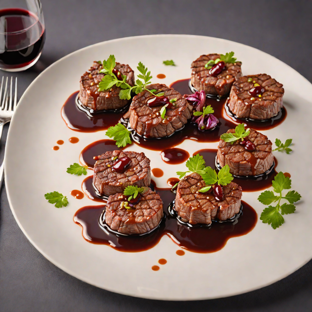 Sautéed Backstrap Venison Medallions with Red Wine Reduction