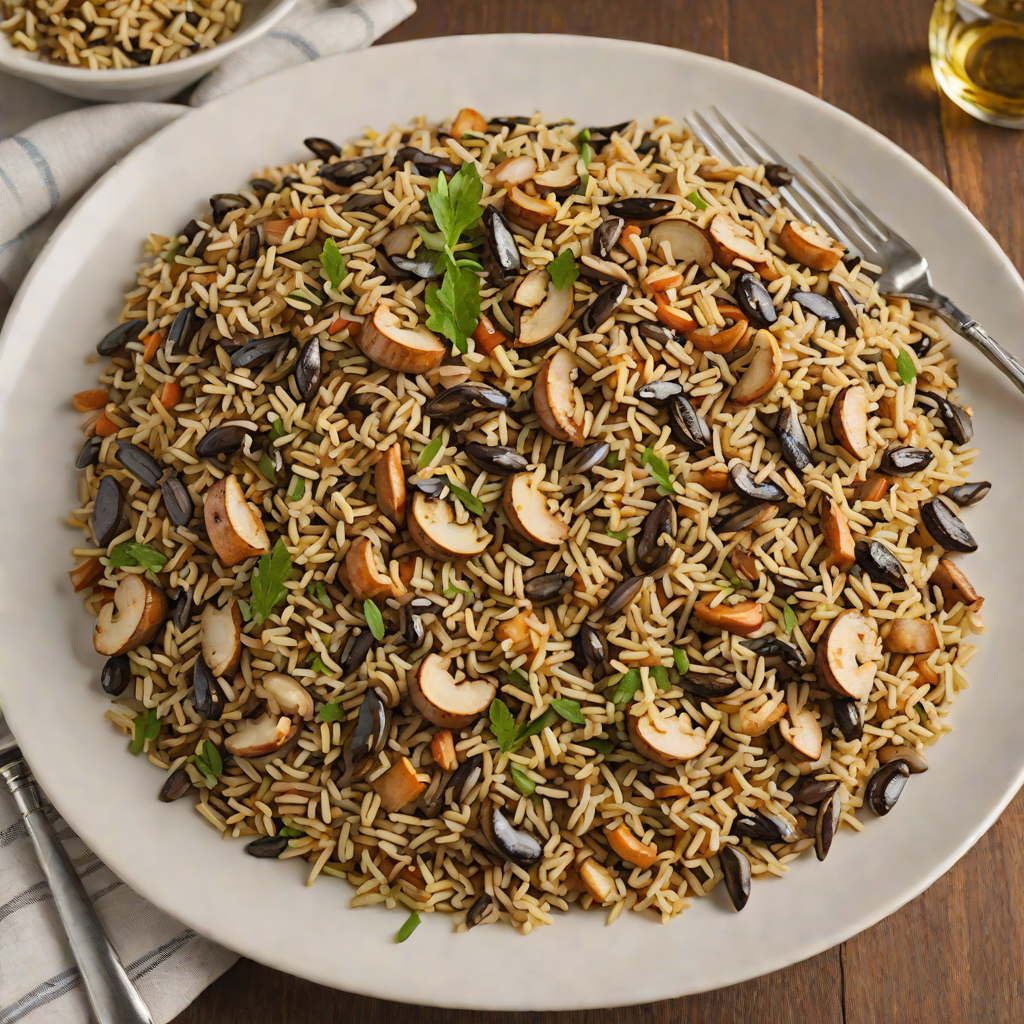 Northwoods-Inspired Wild Rice and Mushroom Pilaf