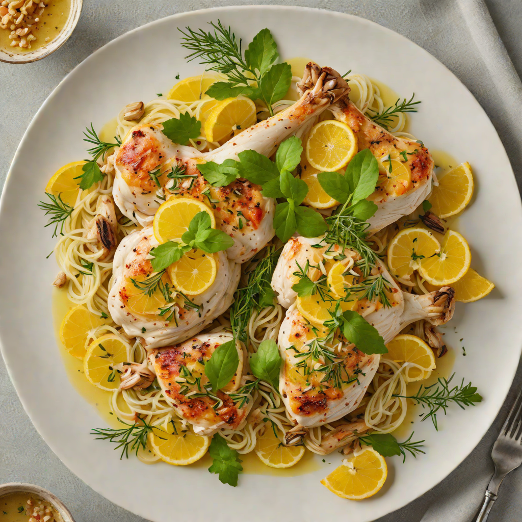 Herb-Simmered Chicken with Citrus and Fennel