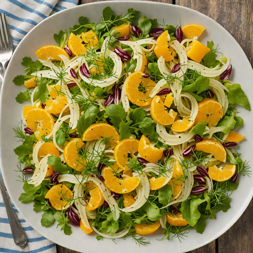 Sautéed Fennel and Orange Salad with Thyme Vinaigrette