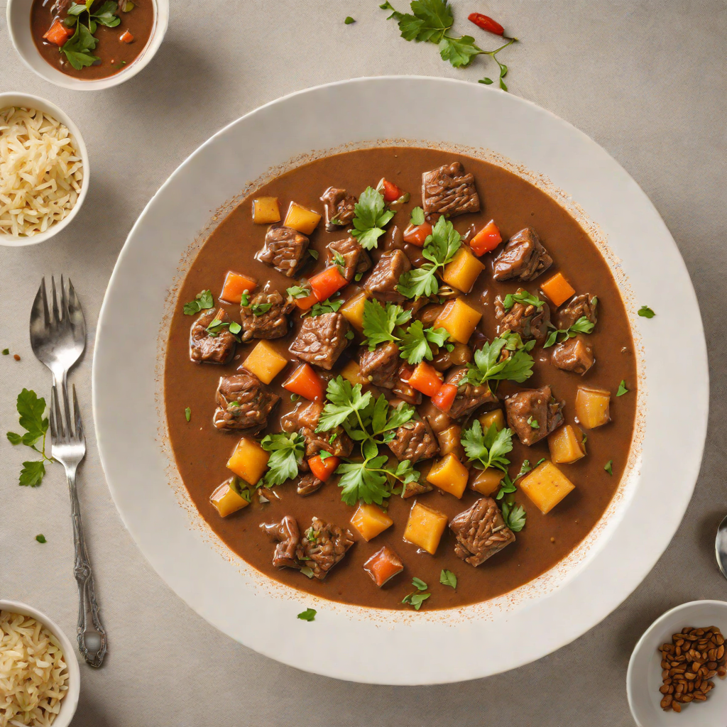 Slow-Cooked Tanzanian Beef Stew with Coconut and Cardamom