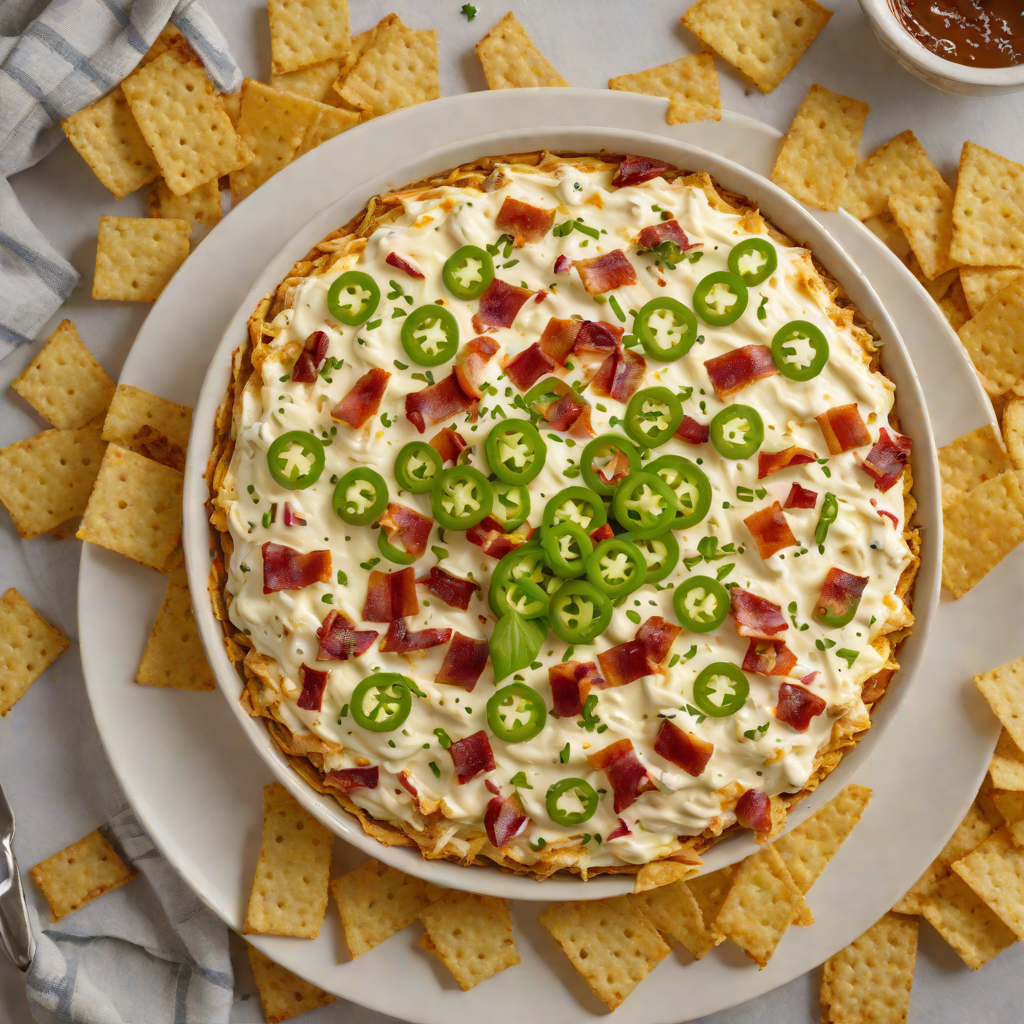 Smoked Jalapeño Popper Dip with Bacon and Cream Cheese