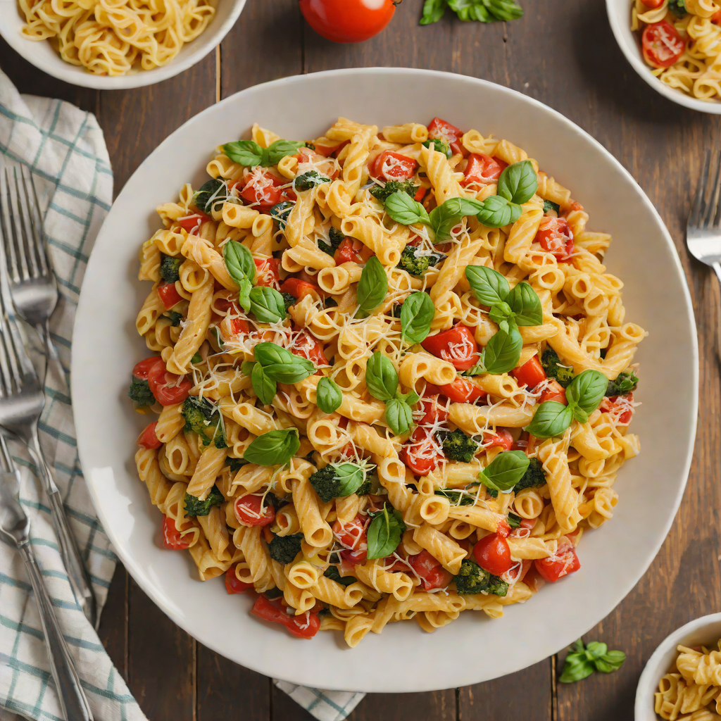 One-Pot Cheesy Veggie Pasta Bake