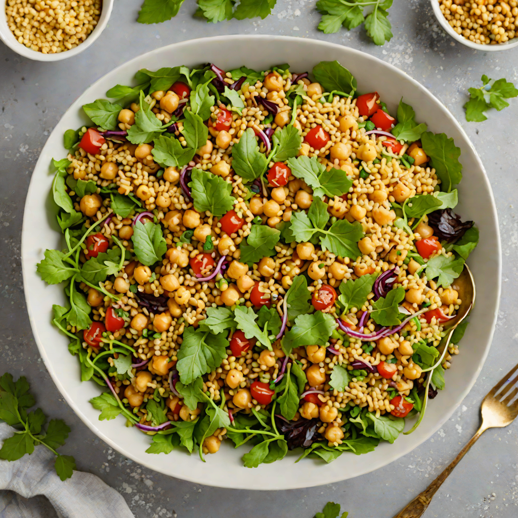 Spicy No-Gluten Chickpea and Quinoa Salad