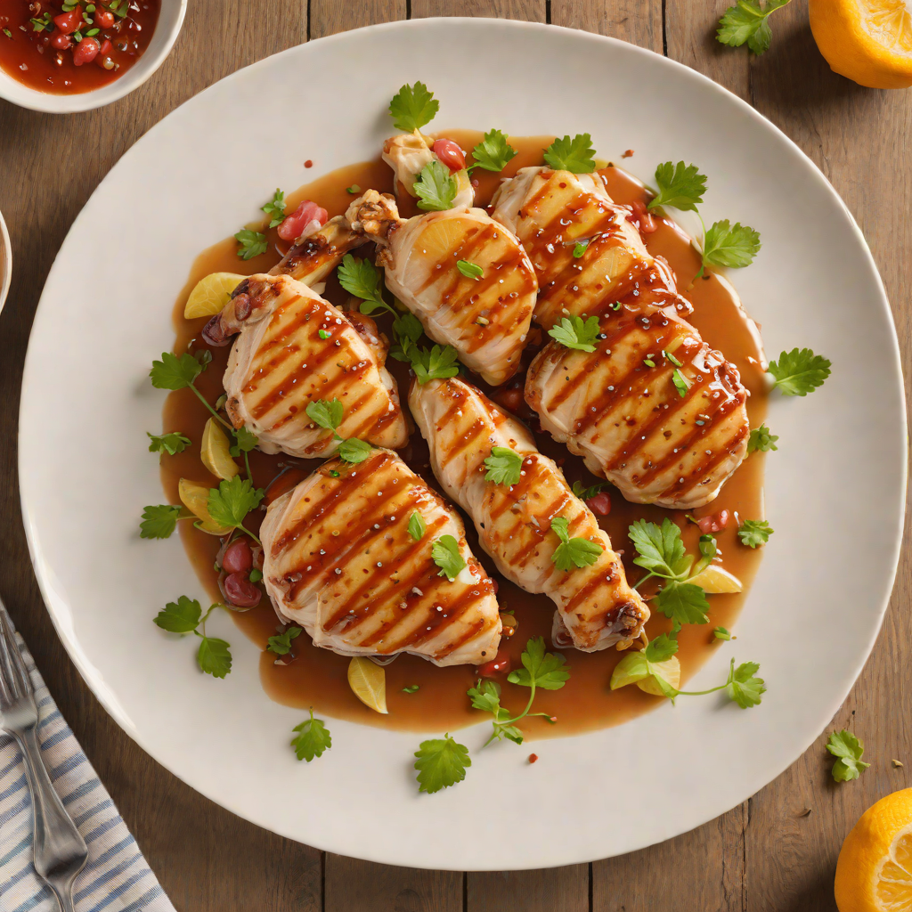 Pan-Seared Chicken with Citrus Guava Glaze