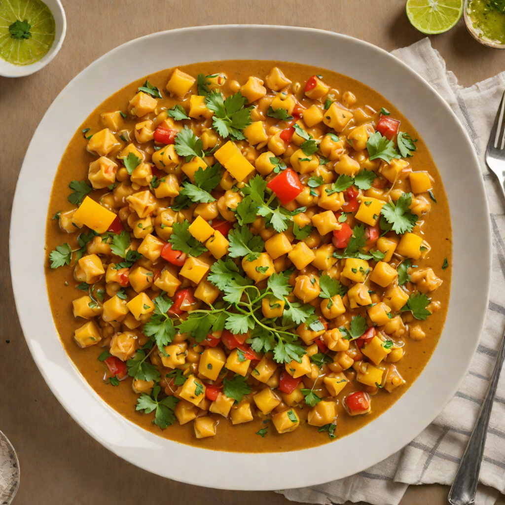 Coconut Mango Chickpea Curry