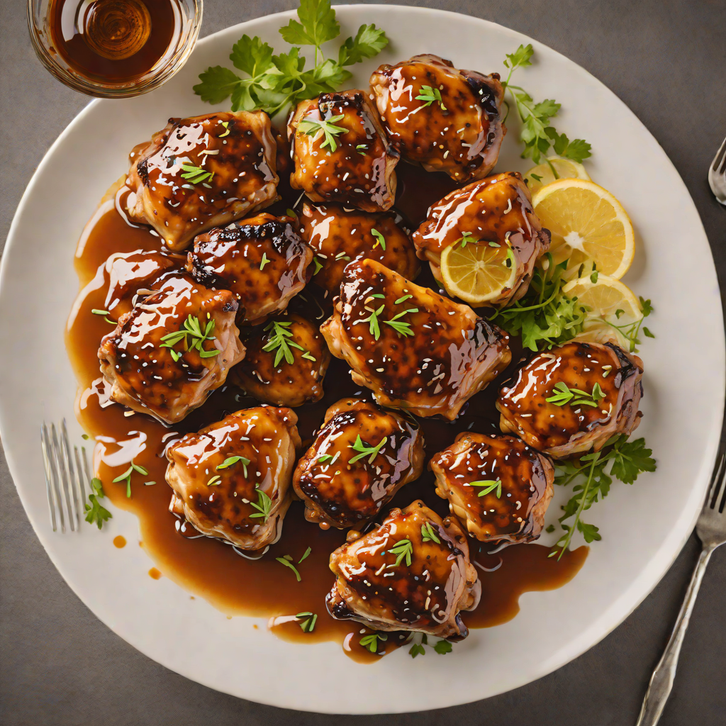 Spiced Bourbon-Glazed Chicken Thighs with Nashville Honey