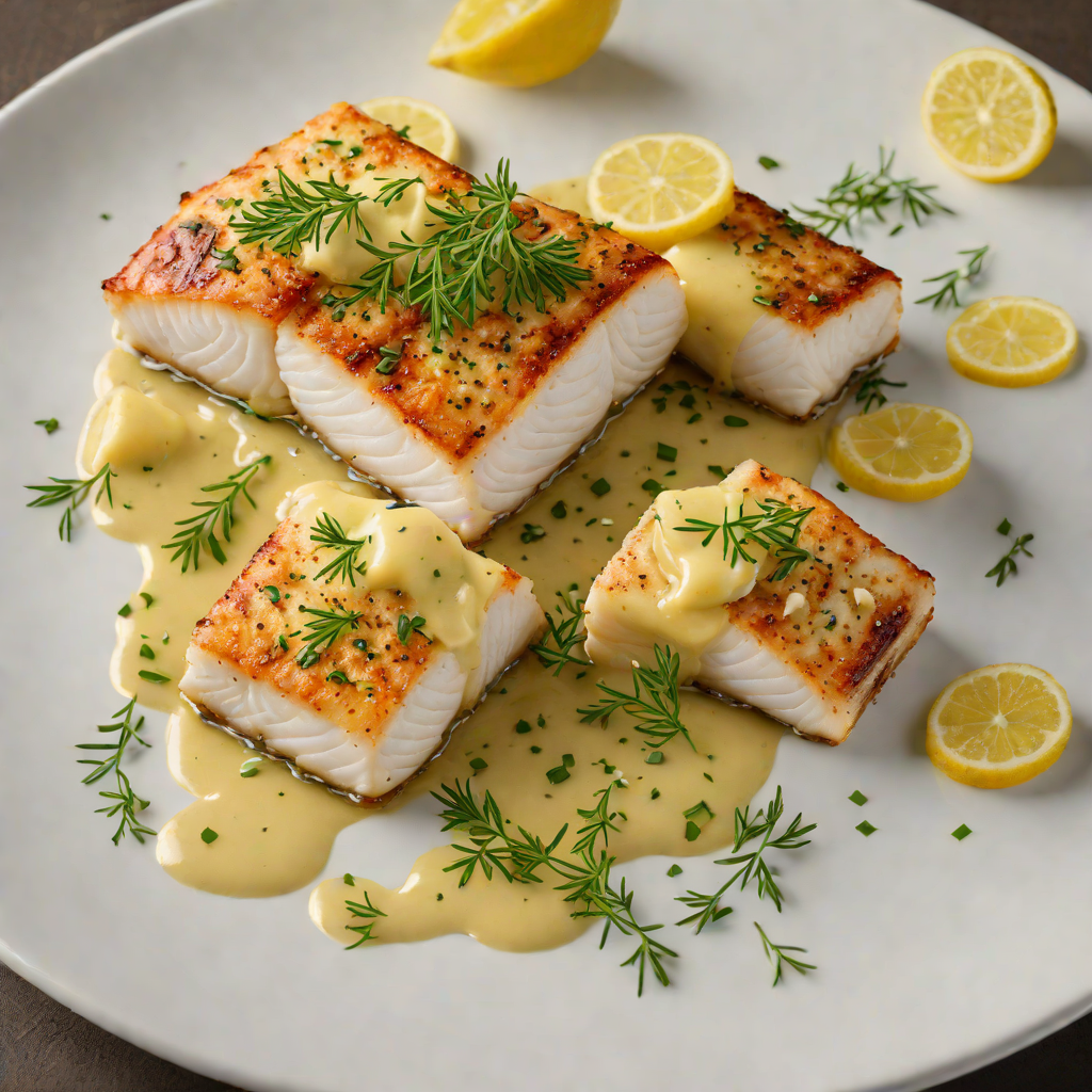 Pan-Seared Cod with Muskegon Lake Herb Butter