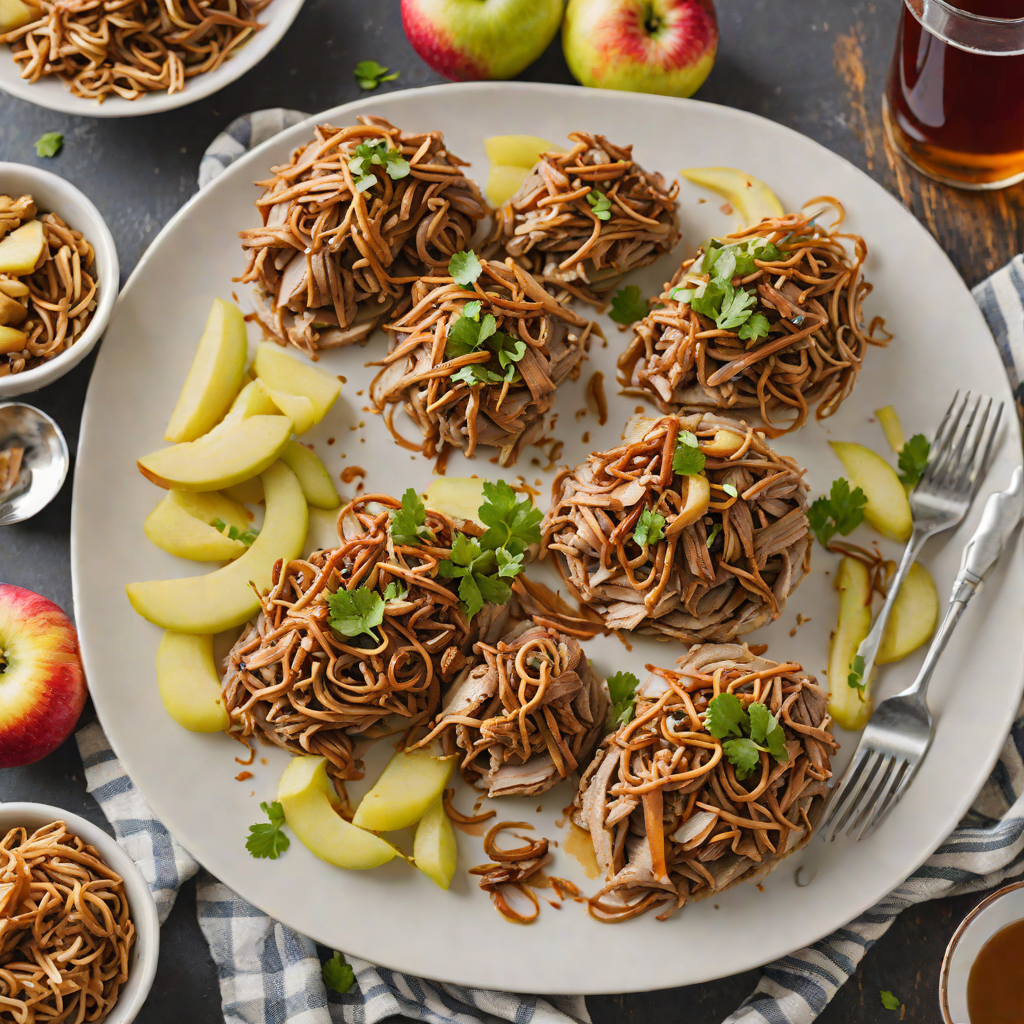 Slow Cooker Maple-Glazed Pulled Pork with Apple Cider