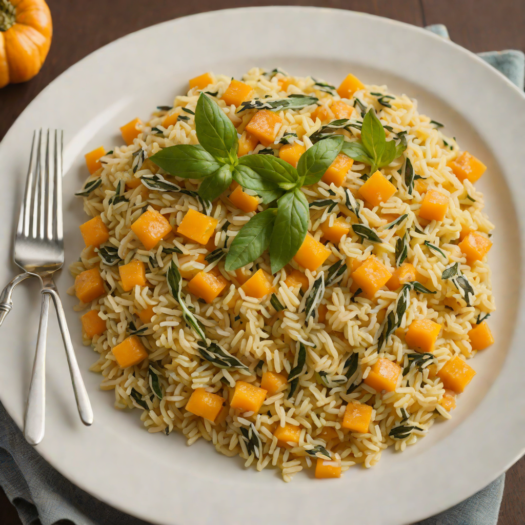 Creamy Butternut Squash and Sage Risotto