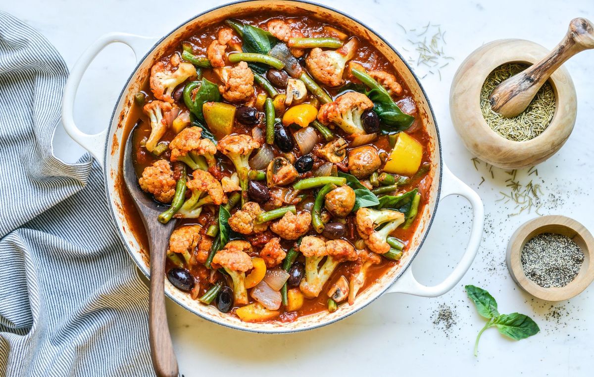 Mediterranean Herb-Roasted Vegetable Stew with Za'atar