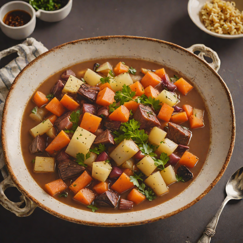Underground Bomb Shelter-Inspired Root Vegetable Stew