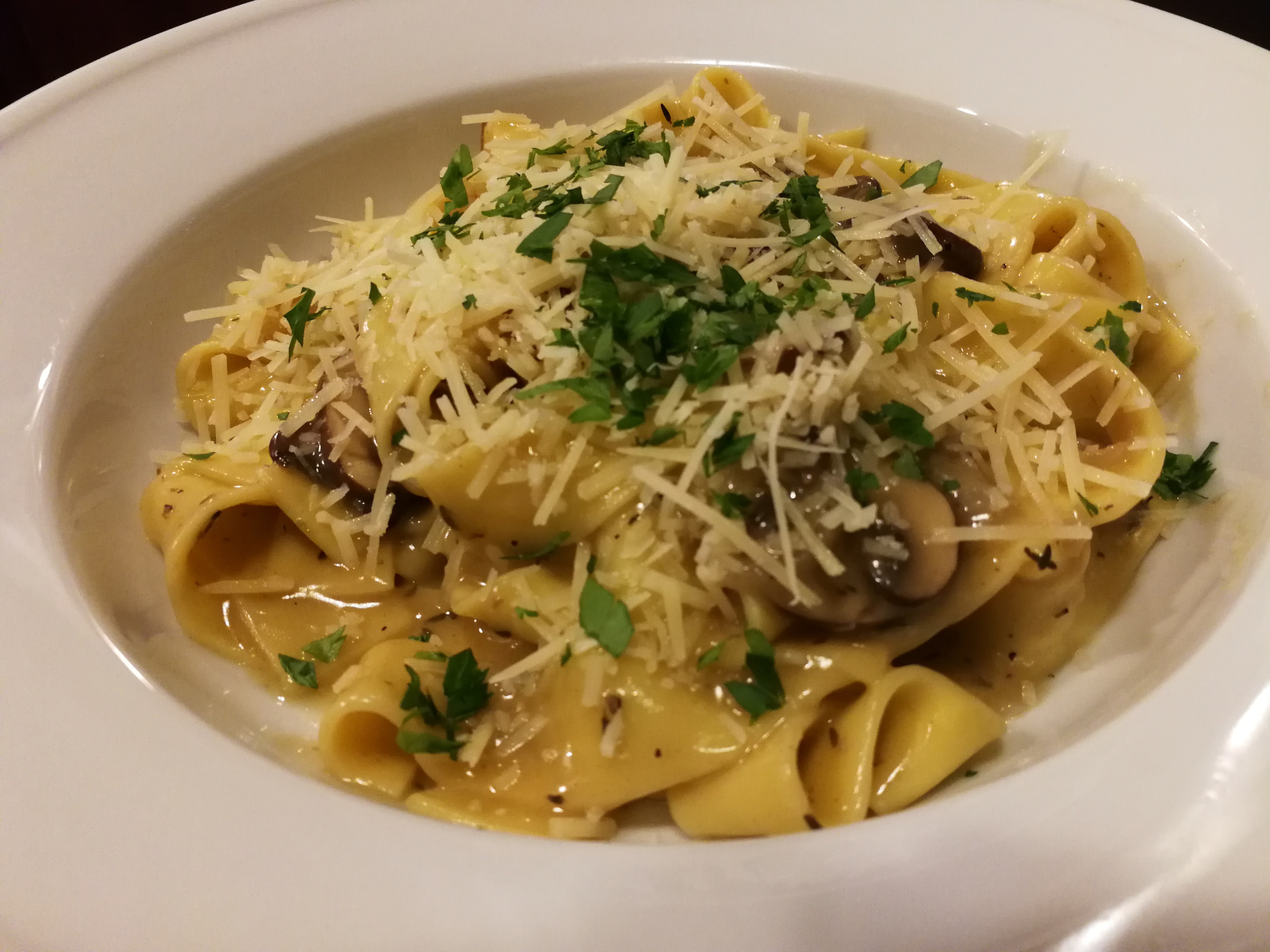 Authentic House-Made Pappardelle with Wild Mushroom Ragù
