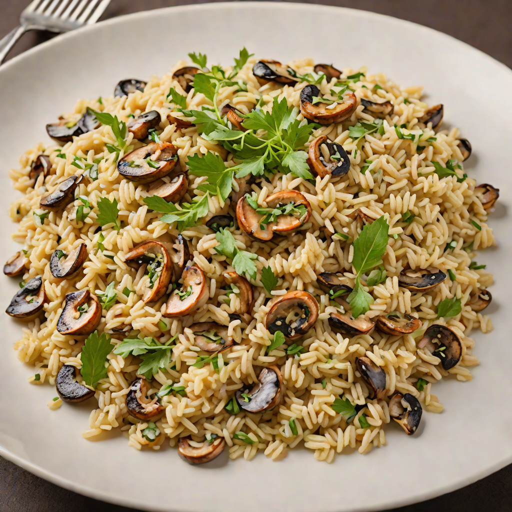 French-Inspired Creamy Mushroom and Herb Risotto