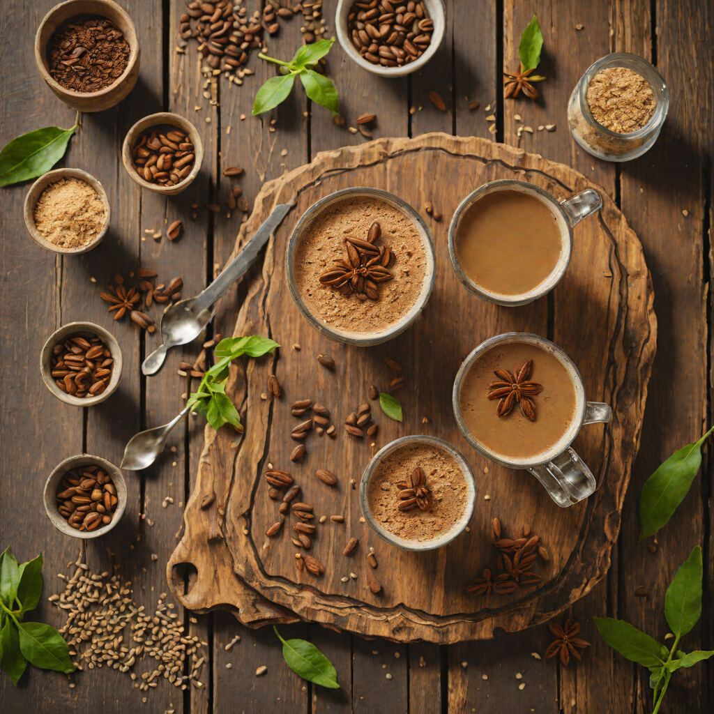 Ethiopian Coffee-Infused Cardamom Dessert Drink